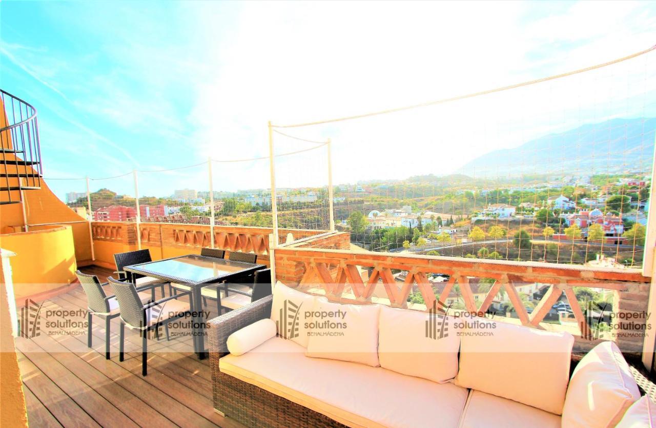 Apartmán Atico Deluxe - Gran Terraza Con Vistas Panoramicas - Piscina - Parking Gratis Benalmádena Exteriér fotografie