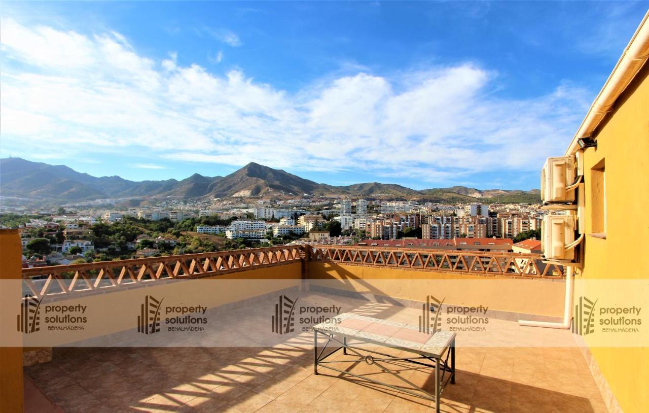 Apartmán Atico Deluxe - Gran Terraza Con Vistas Panoramicas - Piscina - Parking Gratis Benalmádena Exteriér fotografie